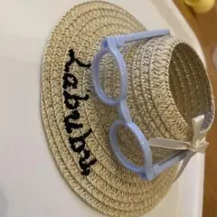 ラブブ 着せ替え 麦わら帽子 ラブブ刺繍入り