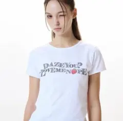 LUVISTRUE ラインストーン Tシャツ musinsa Y2Kのサムネイル