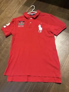週末SALE❗️ラルフローレンポロシャツ 160cm 赤