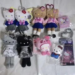 レアあり Hello Kitty ぬいぐるみ ペン 根付け 缶バッジ まとめ売り