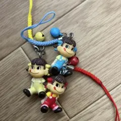ペコちゃん　ストラップ 3個セット