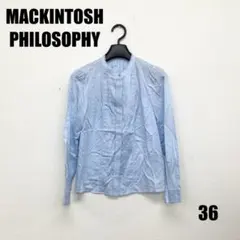 〇0491P〇 MACKINTOSH PHILOSOPHY 長袖ブラウス 女性のサムネイル