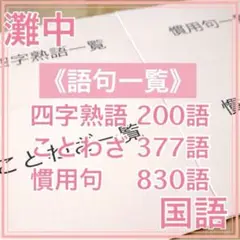 2025年最新】灘中 国語 語句の人気アイテム - メルカリ