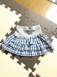 値下げ＊新品未使用＊ギンガムチェック＊スカート
