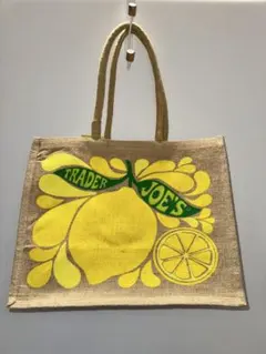Trader Joe's レモンデザイン トートバッグ