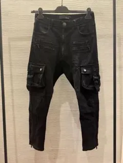 00s julius sarouel skinny layered denim - メルカリ