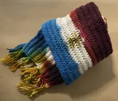 MALAIKA マフラー カラフル レインボー エスニック アジアン