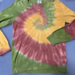 needles ニードルス　タイダイニット タイダイ Vネックセーター　清水慶三