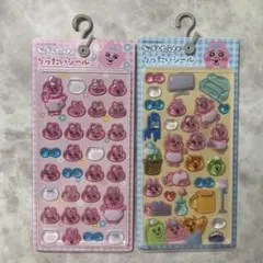 キャラクター　おぱんちゅうさぎ　立体シールセット