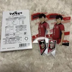 ハイキュー 黒尾鉄朗 灰羽リエーフ クリアカード クリップ セット