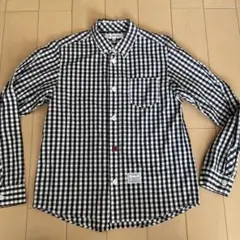 GLOBAL WORK チェック柄長袖シャツ キッズMサイズ