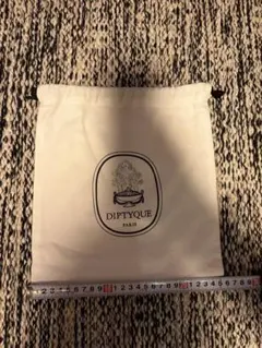 DIPTYQUE 巾着 ポーチ ホワイトのサムネイル