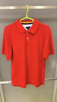 TOMMY HILFIGER レッド ポロシャツ Mサイズ