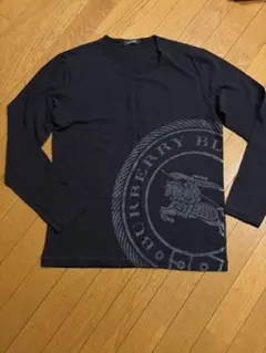BURBERRY BLACK LABEL ロゴ ロンT ブラック 00s y2k - メルカリ