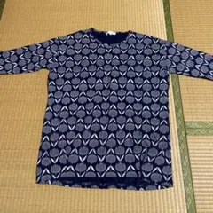 SELF+SERVICE チュニック ネイビー 花柄