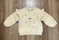 【赤ちゃん本舗】SiMPLE FREE 裏起毛フリルトレーナー 100cm