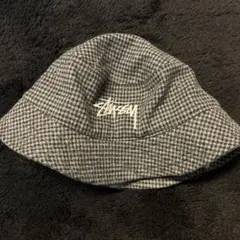 Stussy バケットハット　チェック柄