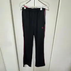 MIZUNO レディース ジャージ パンツ ブラック ピンク XLのサムネイル