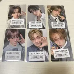 TWS play hard ユニバ 特典 コンプ 6枚セット ②