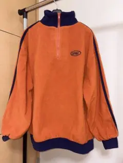 INGNI ハーフジップ オーバーサイズハーフジップ フリース オレンジ M