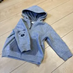Zara パーカー 98cm グレー2-3才
