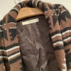 Soup plus 幾何学模様アウター