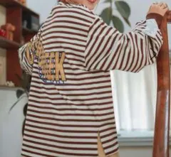 niko and... 透かしボーダープルオーバー　misayo