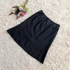 『NATURAL BEAUTY BASIC』　ひざ丈スカート　Ａライン　綿　Lのサムネイル