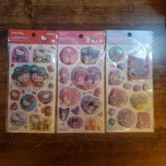 ポップデコパーティー　わたあめカプセルシール　サンリオセット