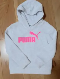 一回着用 PUMA 裏起毛 パーカー 白 ピンク 長袖 プーマ
