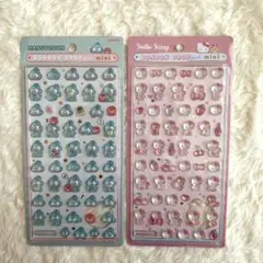 ボンボンドロップシール mini サンリオ　ピンク キティ　ハンギョドン