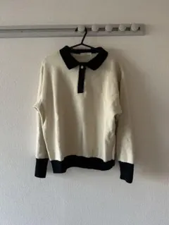 ポロニット 長袖 レディース