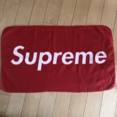 Supreme フリースブランケット レッド