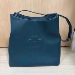 MARY QUANT シュリンクデイジーエンボス トートバッグ　グリーンのサムネイル