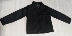黒のカジュアルジャケット　コムサイズム