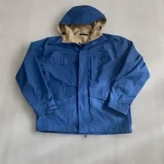 UNIQLO 青いマウンテンパーカー フード付き