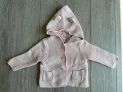 GAP くまさん ベビー カーディガン　ピンク