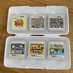 ニンテンドー3DS ソフト 6本 マリオパーティー、ペーパーマリオ、ポケモンスク
