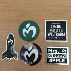 Mrs. GREEN APPLE フレークステッカー5枚
