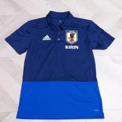 L サッカー日本代表 ポロシャツ KIRIN入り - メルカリ