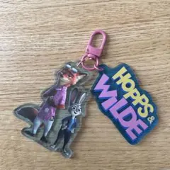ズートピア アクリルキーホルダー ニック・ワイルドとジュディ・ホップス