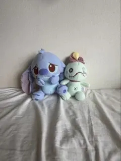 スティッチ ＆ スクランプ ぬいぐるみ 2点セットのサムネイル