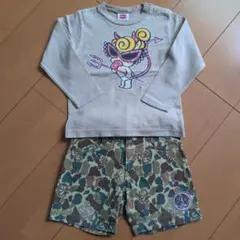 ヒスミニ ♪ ロンT ハーフパンツ 90 100