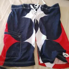 RUSTY ボードショーツ ネイビー/レッド/ホワイトクリーニング済み