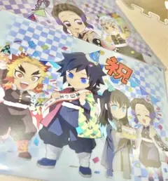 鬼滅の刃 クリアファイル A4 2点セット 誕生日ver.