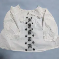 MPS ホワイト刺繍チュニック 100