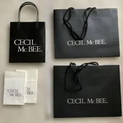 CECIL McBEE ショップバック 4枚セット
