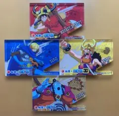 松屋 ONE PIECE アクリルブロック箸置き 4種セット