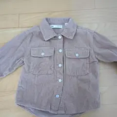ZARA コーデュロイジャケット 3-4歳 ベージュピンク