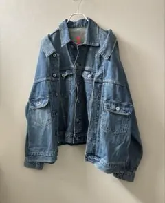 etsinta デニムONデニムオーバージャケット